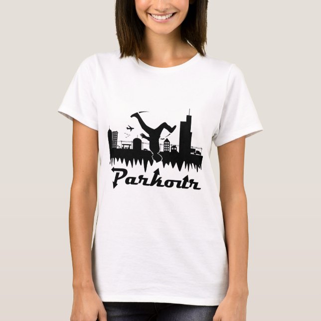 Parkour Stadt T-Shirt (Vorderseite)