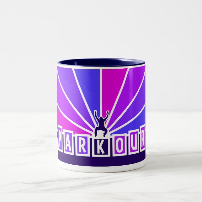PARKOUR Tasse - wählen Sie Stil & Farbe (Mittel)