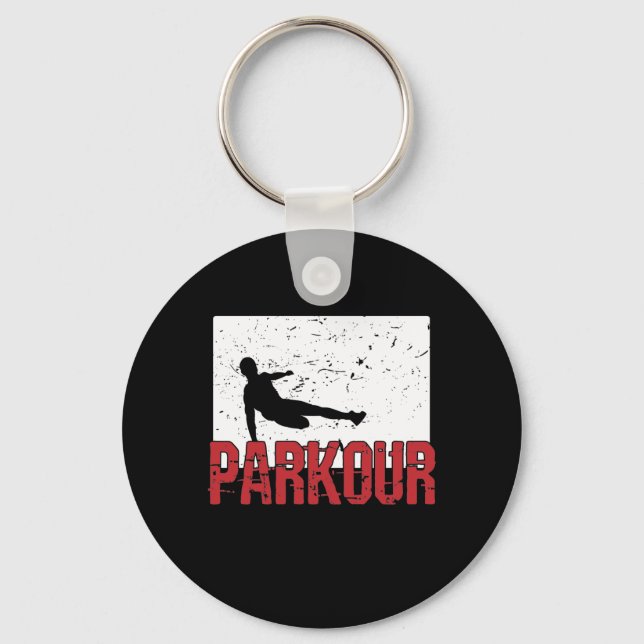 Parkour Training Schlüsselanhänger (Vorderseite)
