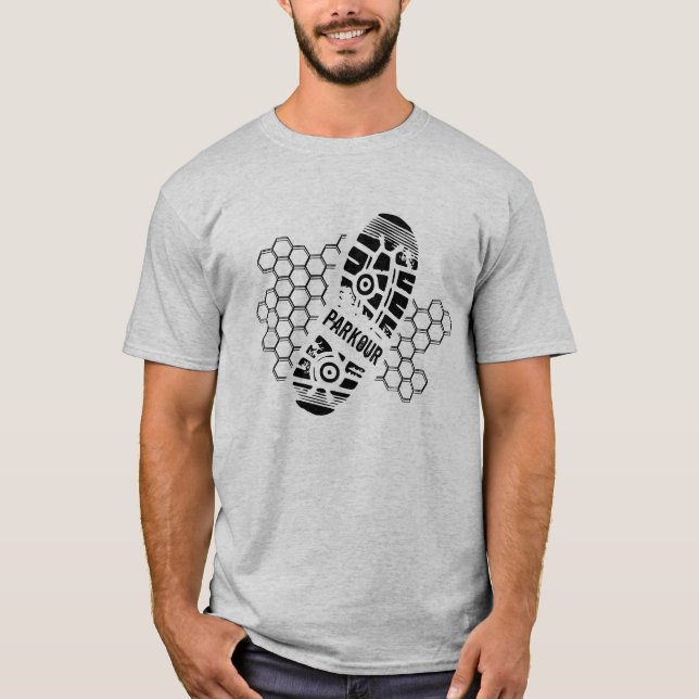 Parkour-Trainingsstrecke T-Shirt (Vorderseite)