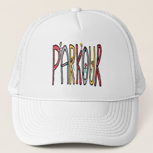 Parkour Truckerkappe (Vorderseite)