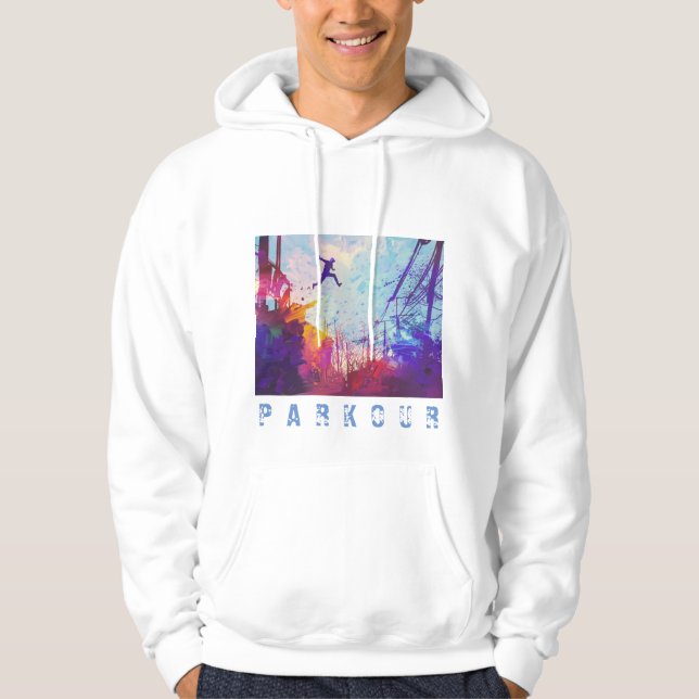 Parkour Urban Free Running Freestyling Hoodie (Vorderseite)