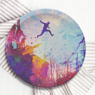 Parkour Urban Free Running Pappteller