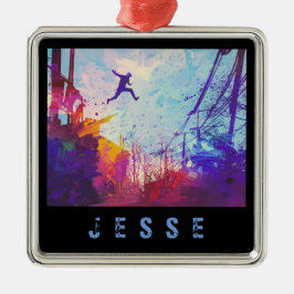 Parkour Urban Free Running Sport Personalisiert Na Ornament Aus Metall