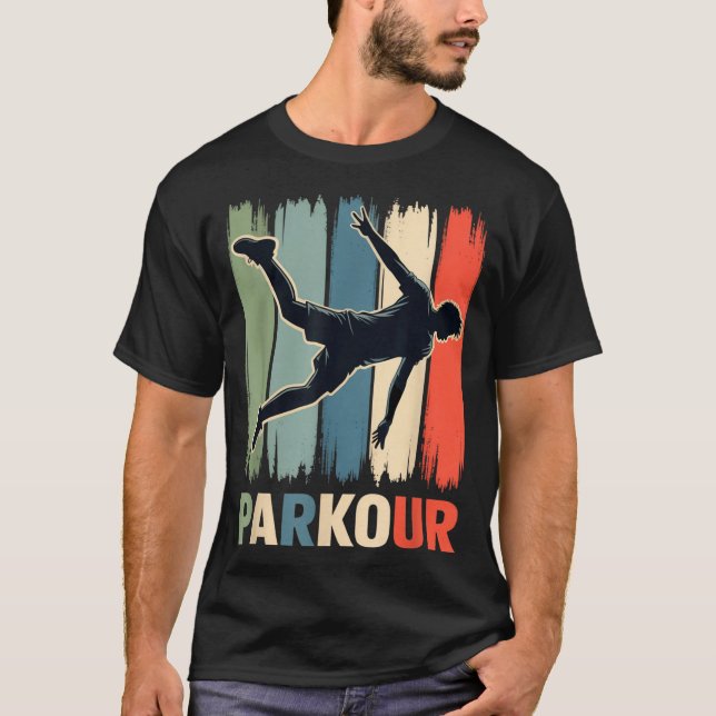 Parkour, Urban Gymnast, Traceur, Runner  T-Shirt (Vorderseite)