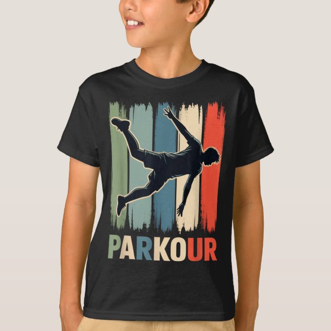 Parkour, Urban Gymnast, Traceur, Runner  T-Shirt (Vorderseite)