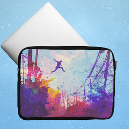 Parkour Urban Obstacle Kurs Laptop Fall Laptopschutzhülle
