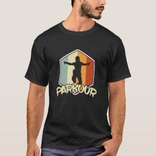 Parkourist Traceur Parkour Freerunning Jumping Gym T-Shirt
