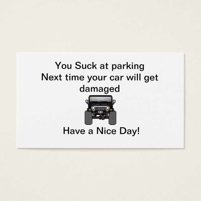 Parkplatz (Vorderseite)