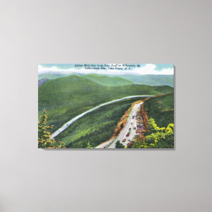 Parkplatz, ErinnerungsHwy, Esther Mt Leinwanddruck