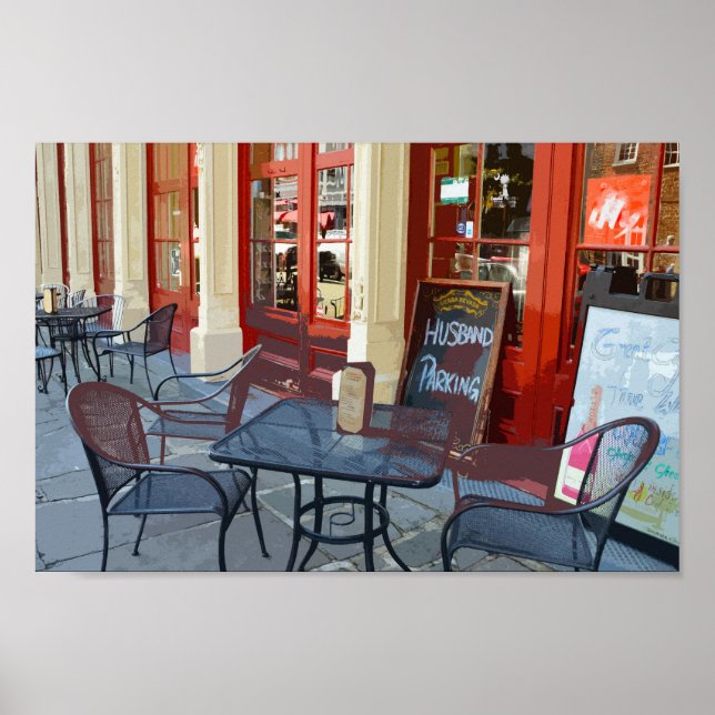 Parkplatz für Ehemänner in Charleston Poster (Vorne)