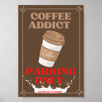 Parkplatz für Kaffee