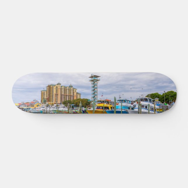Parkplätze Boote Destin Florida Hafen Skateboard (Horizontal)