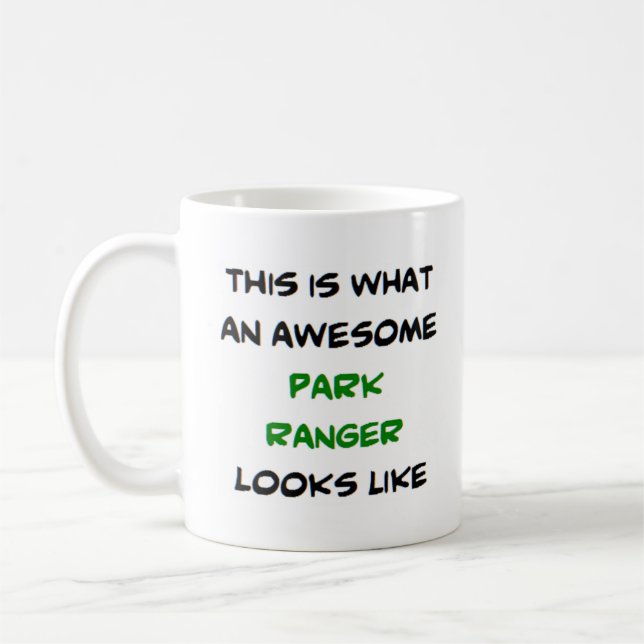 Parkranger, phantastisch kaffeetasse (Links)