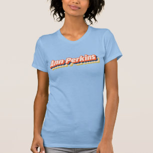 Parks Ann Perkins und Erholungs-Fan Retro T-Shirt