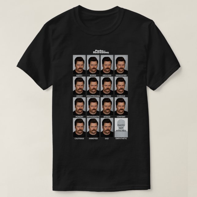 Parks & Erholung Viele Gesichter von Ron Premium T-Shirt (Design vorne)