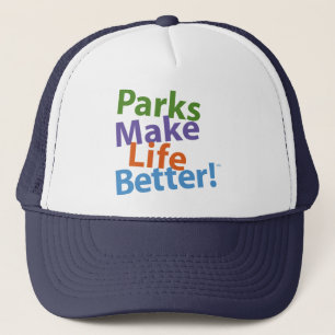 Parks machen das Leben besser! Offizielles Logo Truckerkappe