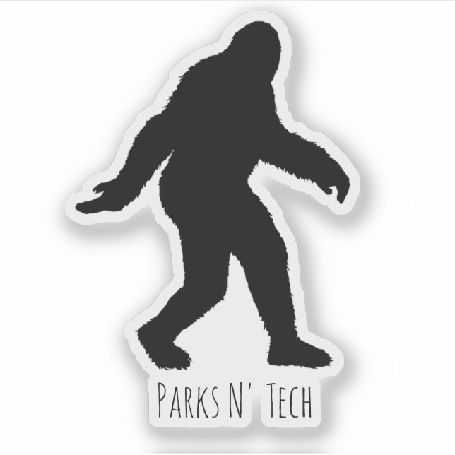 Parks N' Tech Bigfoot Aufkleber (Vorderseite)