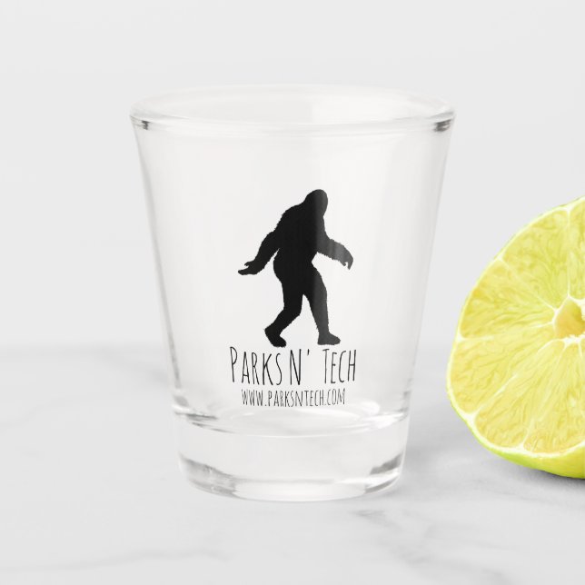 Parks N' Tech Bigfoot Schnapsglas (Vorderseite)