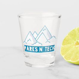 Parks N Technologie-Berge Schnapsglas