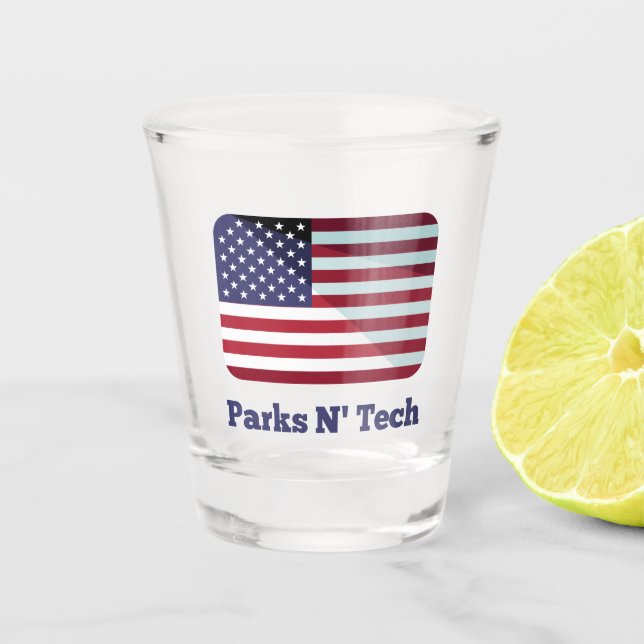 Parks N Technologie USA Schnapsglas (Vorderseite)