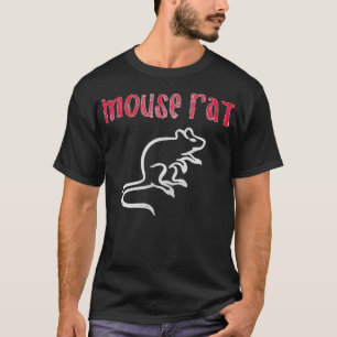 Parks & Recreation Mouse Rat Logo gestört T-Shirt