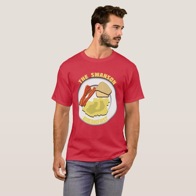 Parks und Rec | das Swanson-Frühstück T-Shirt (Vorne ganz)