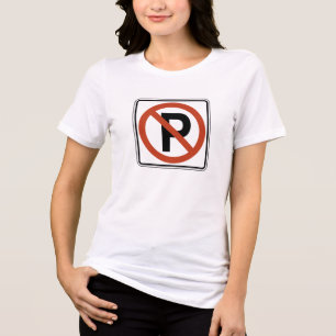 Parkverbot-Shirt Tri-Blend Shirt