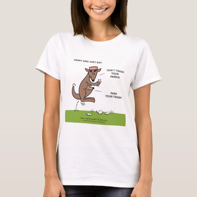 Parky u. Joey T-Shirt (Vorderseite)