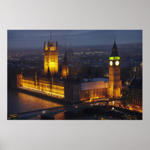 Parlament, Big Ben, Westminster Poster