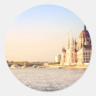 Parlament Budapest Runder Aufkleber