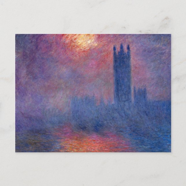 Parlament - Claude Monet Postkarte (Vorderseite)