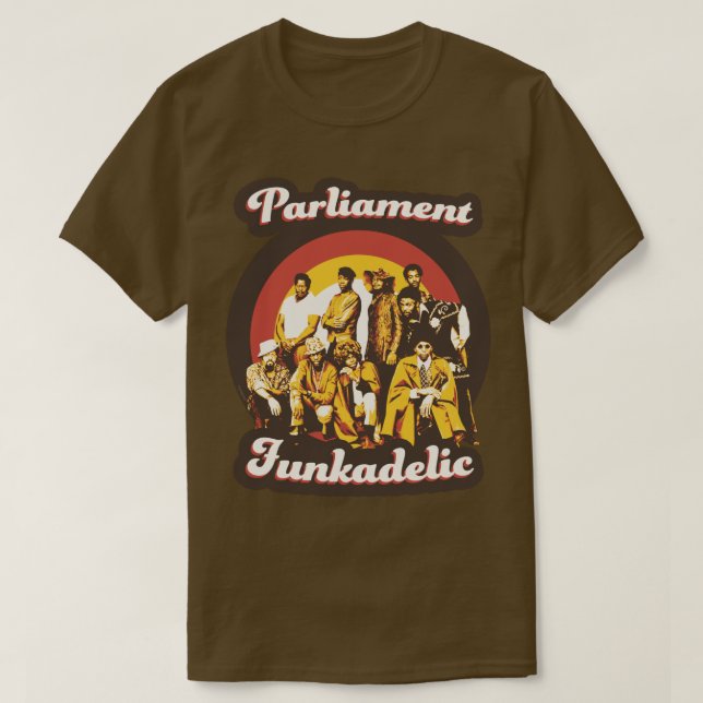 Parlament Funkadelic 70er Funky Soul T-Shirt (Design vorne)