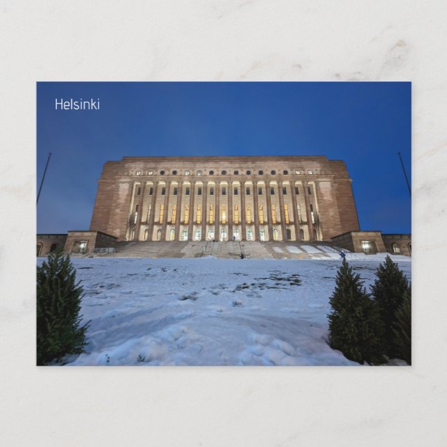 Parlament Helsinki Postkarte (Vorderseite)