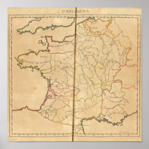 Parlament in Frankreich Poster