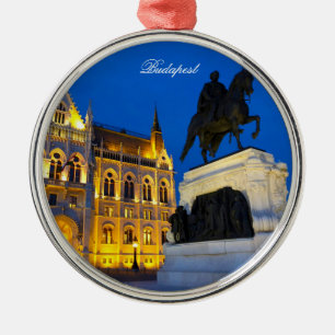 Parlament von Budapest bis zum Nacht Ornament Aus Metall