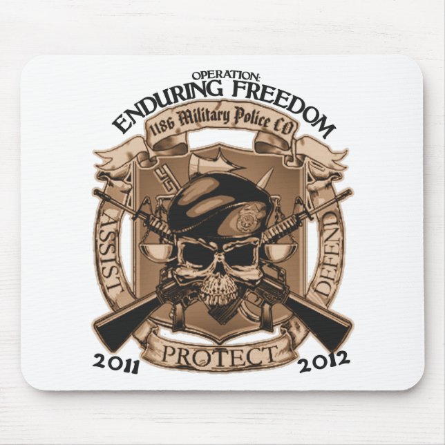 Parlamentarier 1186, der Freiheit aushält Mousepad (Vorne)