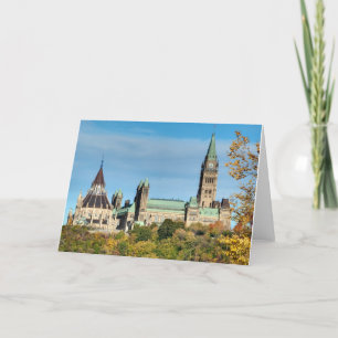 Parlaments-Hügel im Herbst, Ottawa Karte