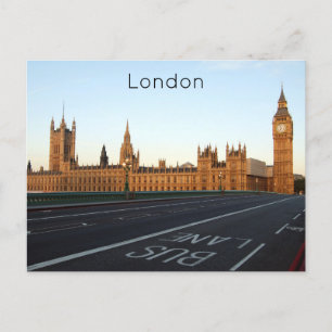Parlamentsgebäude, Londoner Postkarte
