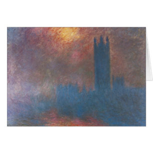 Parlamentshäuser, London von Claude Monet