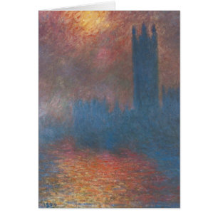 Parlamentshäuser, London von Claude Monet