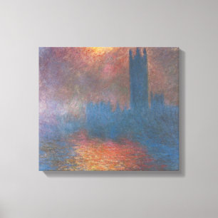 Parlamentshäuser, London von Claude Monet Leinwanddruck