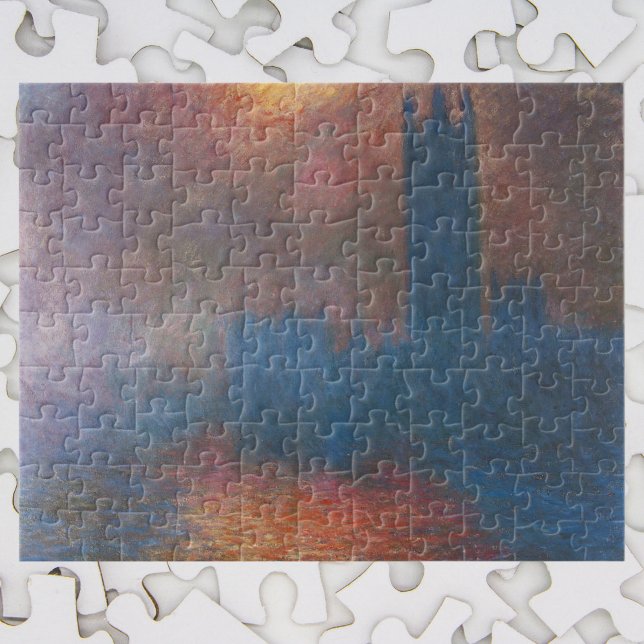 Parlamentshäuser, London von Claude Monet Puzzle (Von Creator hochgeladen)