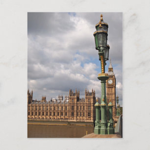 Parlamentshäuser und vertikale Big-Ben-Postkarten Postkarte