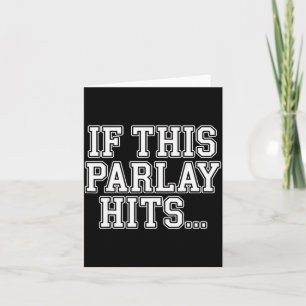 Parlay Art für Männer Frauen Srts Glücksspiel Srts Karte