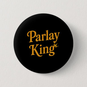 Parlay-König liebt Sportwetten Glücksspiel Mann Fu Button