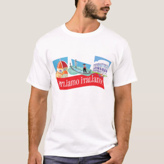 Parliamo Italiano T - Shirt der Männer