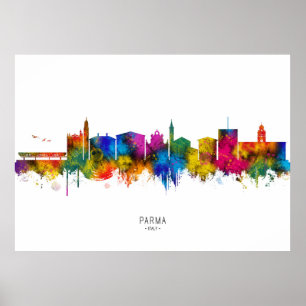 Parma Italien Skyline Poster
