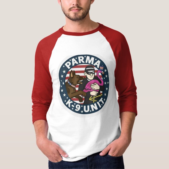 Parma K9 Flamingo USA T-Shirt (Vorderseite)