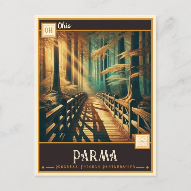 Parma, Ohio | VINTAG Postkarte (Vorderseite)